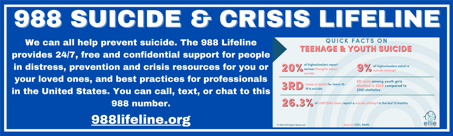 988 Suicide and Crisis Lifeline